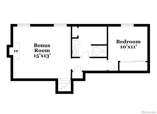 a picture of a bench in front of a window