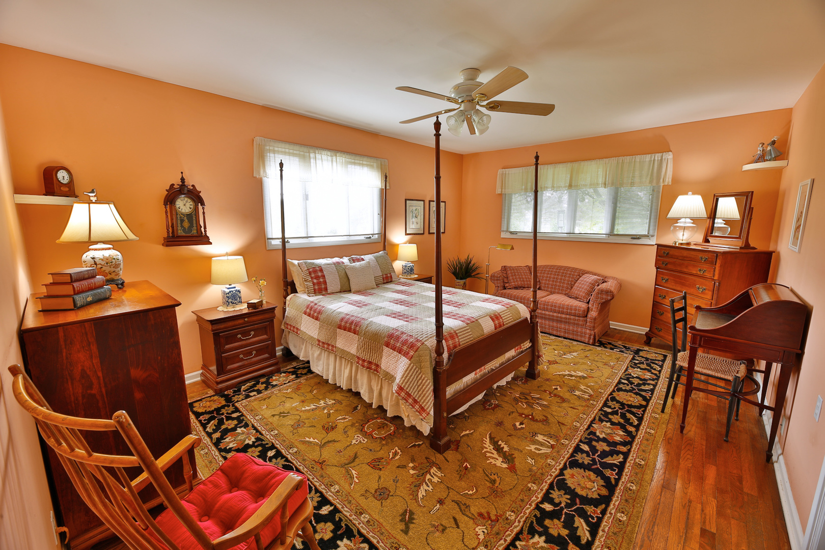 6N397 Corron Road St. Charles, IL 60175 - Photo 18 of 29 a bedroom with a bed and wooden floor