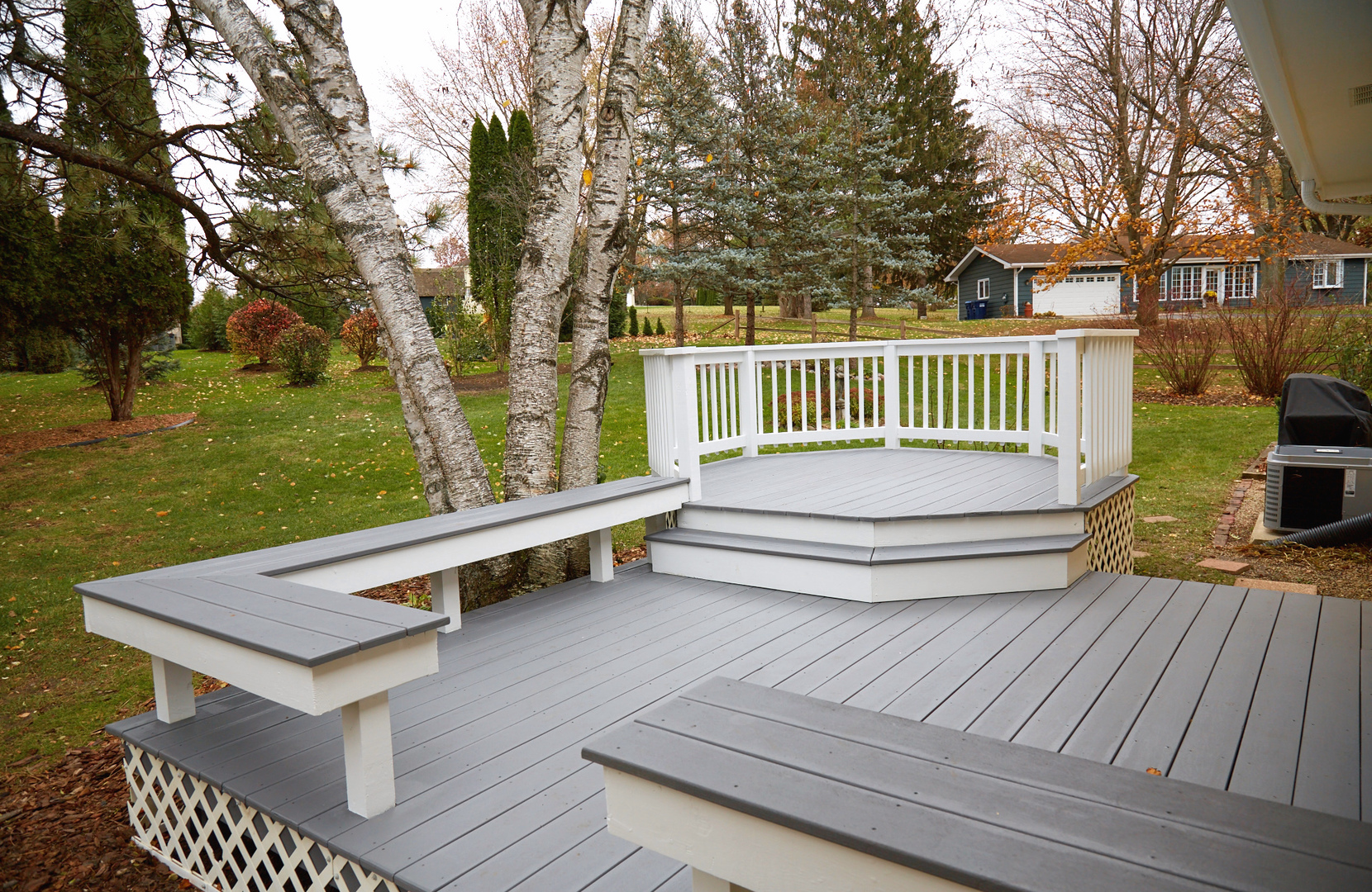 6N397 Corron Road St. Charles, IL 60175 - Photo 26 of 29 a view of a roof deck with couches and wooden floor