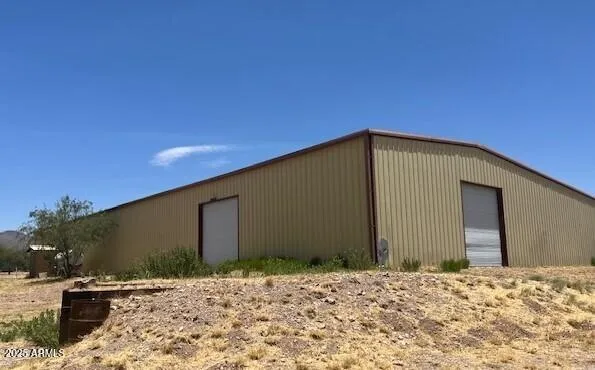 a backyard of a house