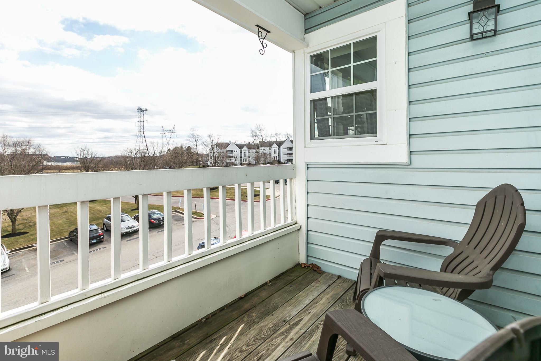 8501 Falls Run Road, Unit L Ellicott City, MD 21043 - Photo 23 of 24 Private Balcony!