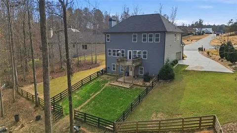 a house with lake view