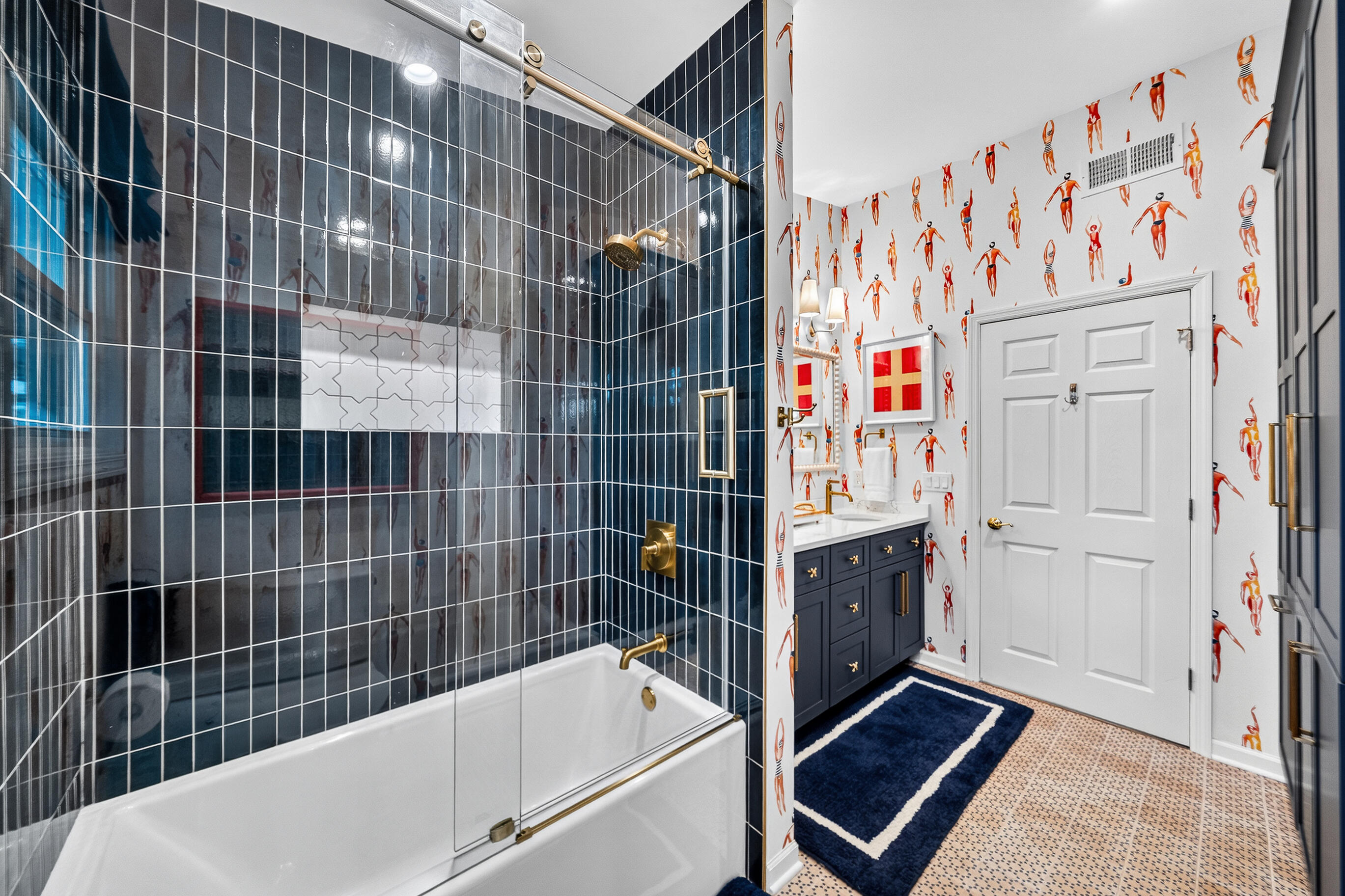 550 Glenview Road Williams Bay, WI 53191 - Photo 20 of 54 New Bath with Shower over Tub
