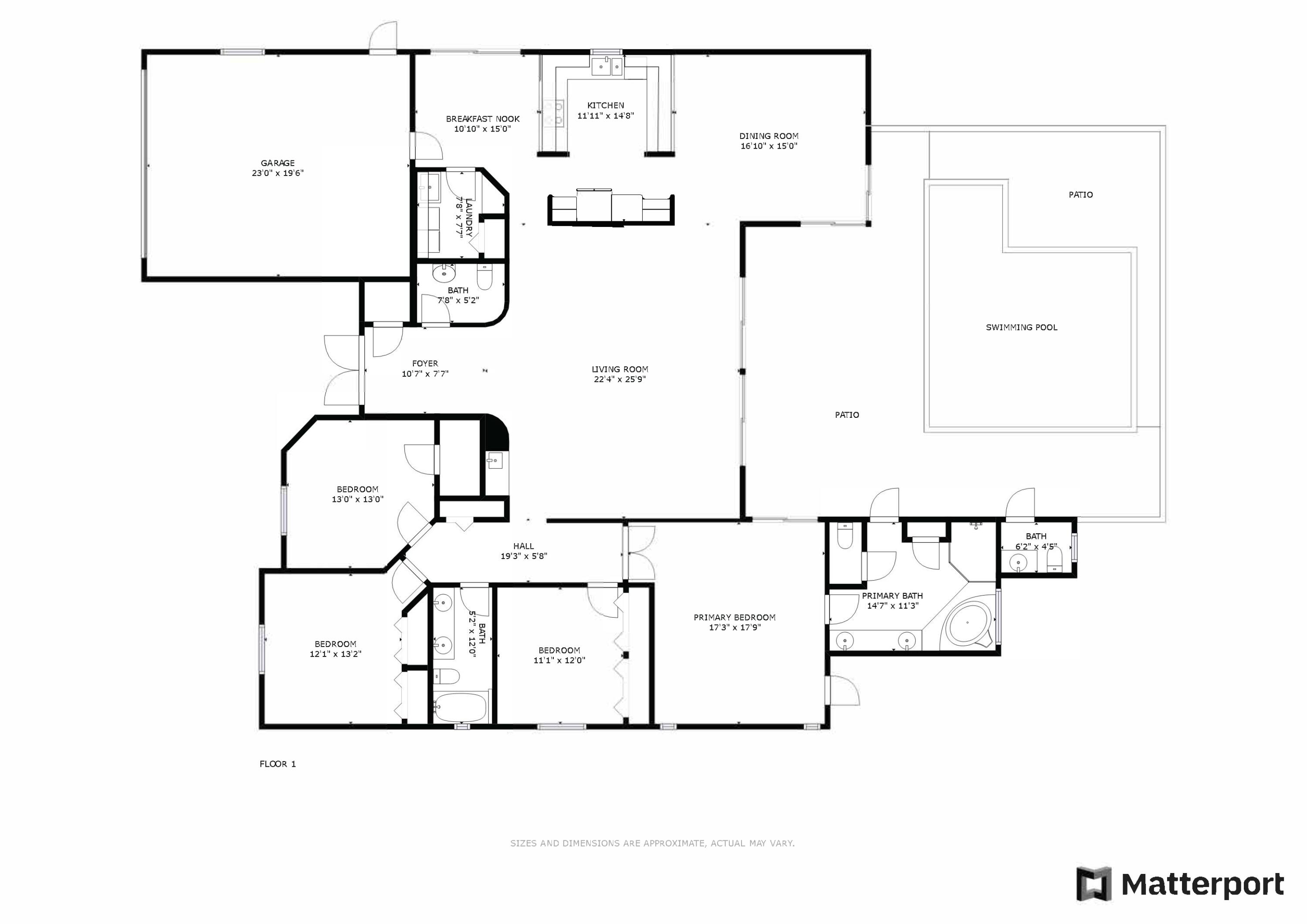 285 South Country Club Boulevard Boca Raton, FL 33487 - Photo 36 of 36 Floor Plan