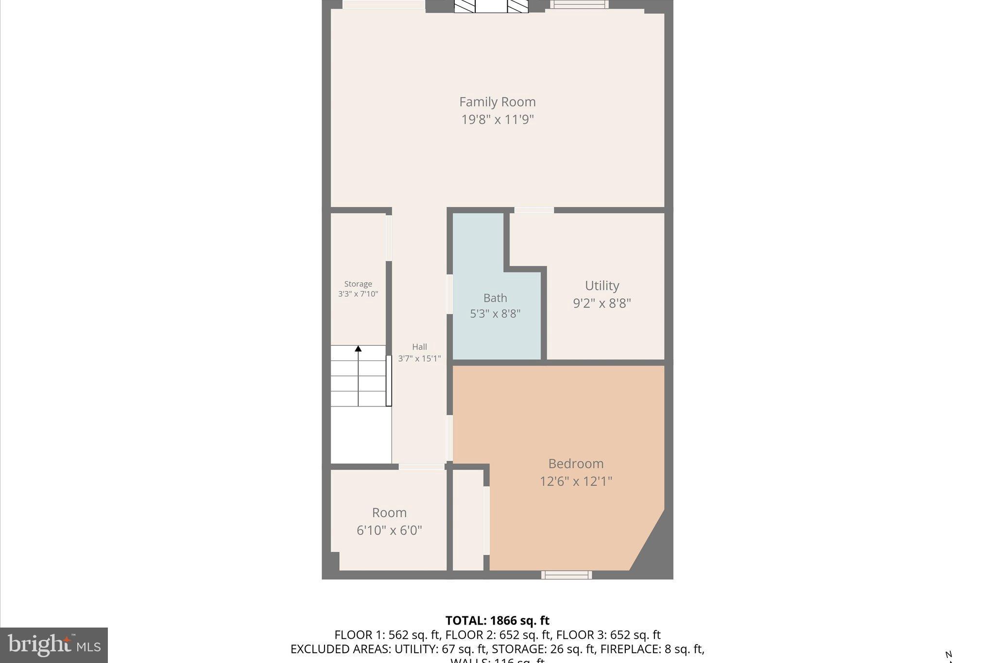 10276 Arizona Circle, Unit 61 Bethesda, MD 20817 - Photo 41 of 42 a picture of a room with a floor plan