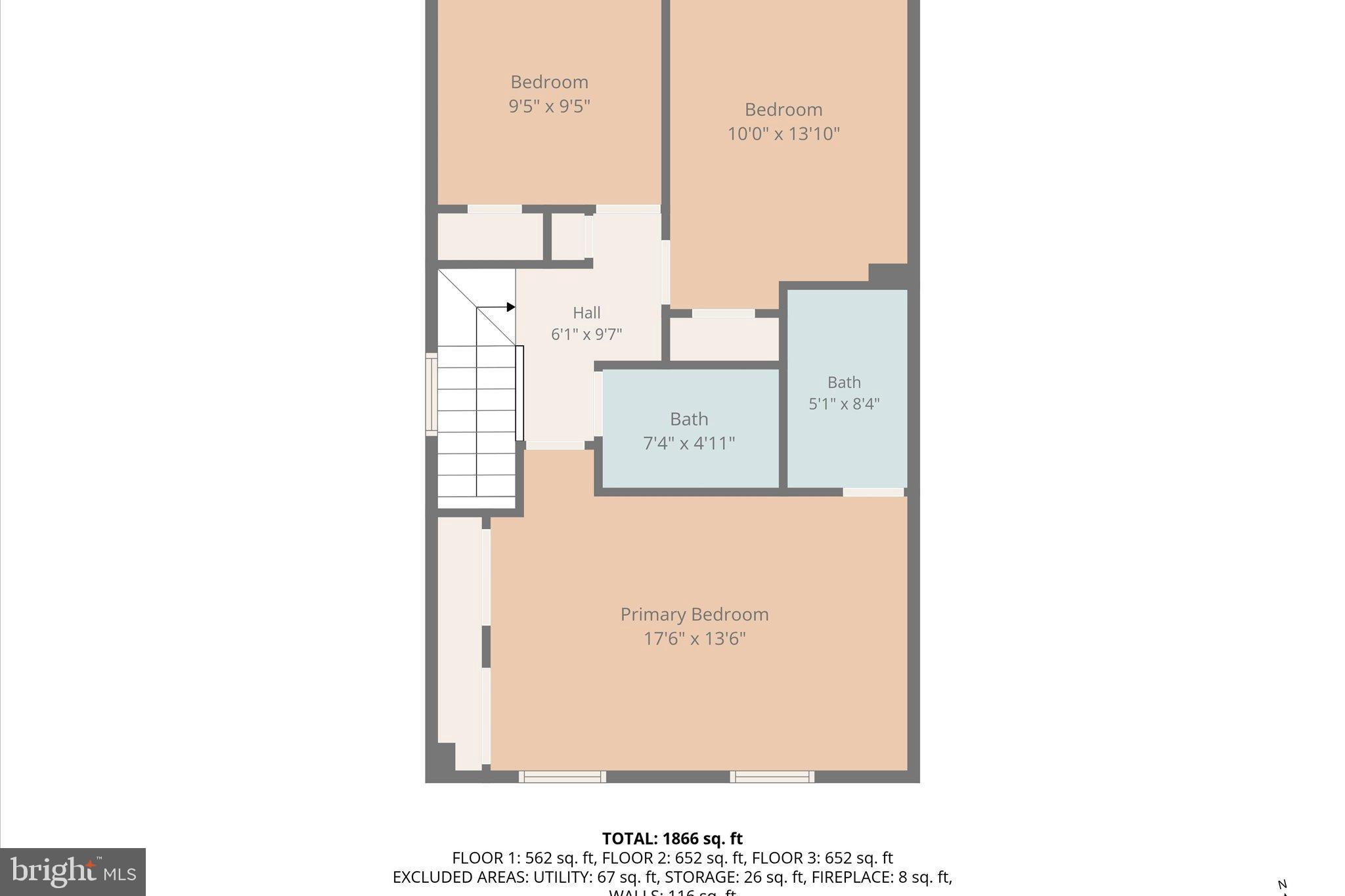10276 Arizona Circle, Unit 61 Bethesda, MD 20817 - Photo 42 of 42 a picture of floor plan