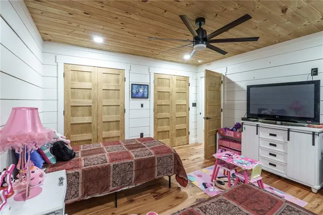 a view of a yard with an outdoor space