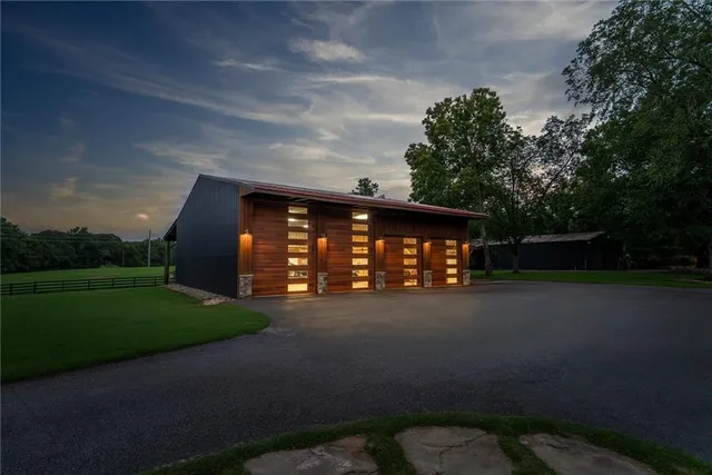 a view of a lake with a city from a lake