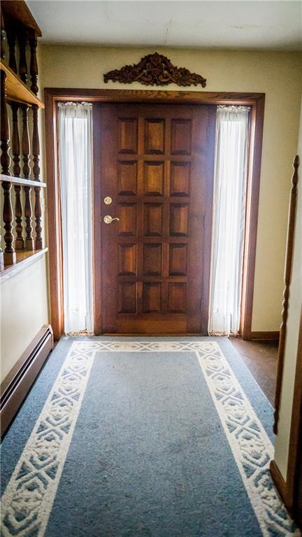 251 Welsh Road Valencia, PA 16059 - Photo 3 of 25 Eye Catching Solid Wood Door with Matching Trim around Entrance