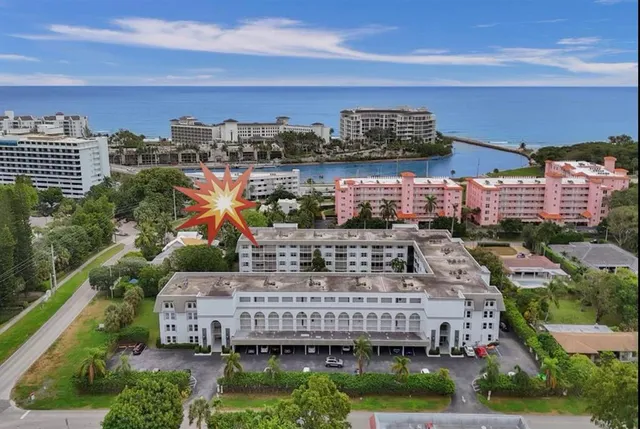 a view of a city with tall buildings