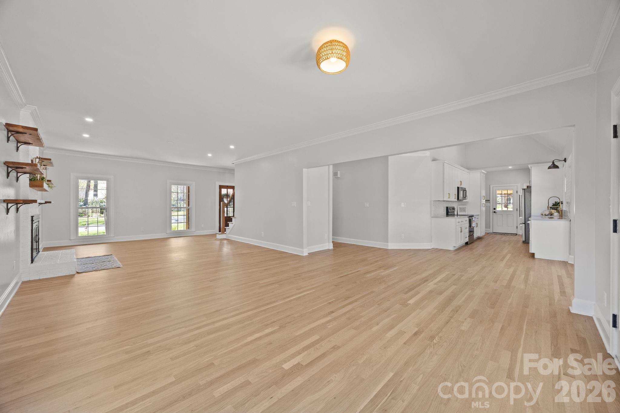 5243 Mintridge Road Mint Hill, NC 28227 - Photo 11 of 43 a view of empty room with wooden floor
