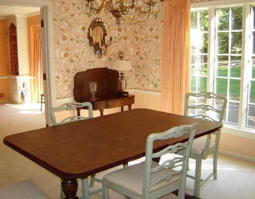 380 Fox Chapel Road Fox Chapel, PA 15238 - Photo 4 of 7 Dining Room. Bright dining room, chair rail molding, hardwood floors