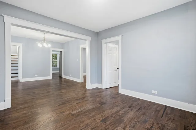 wooden floor in an empty room