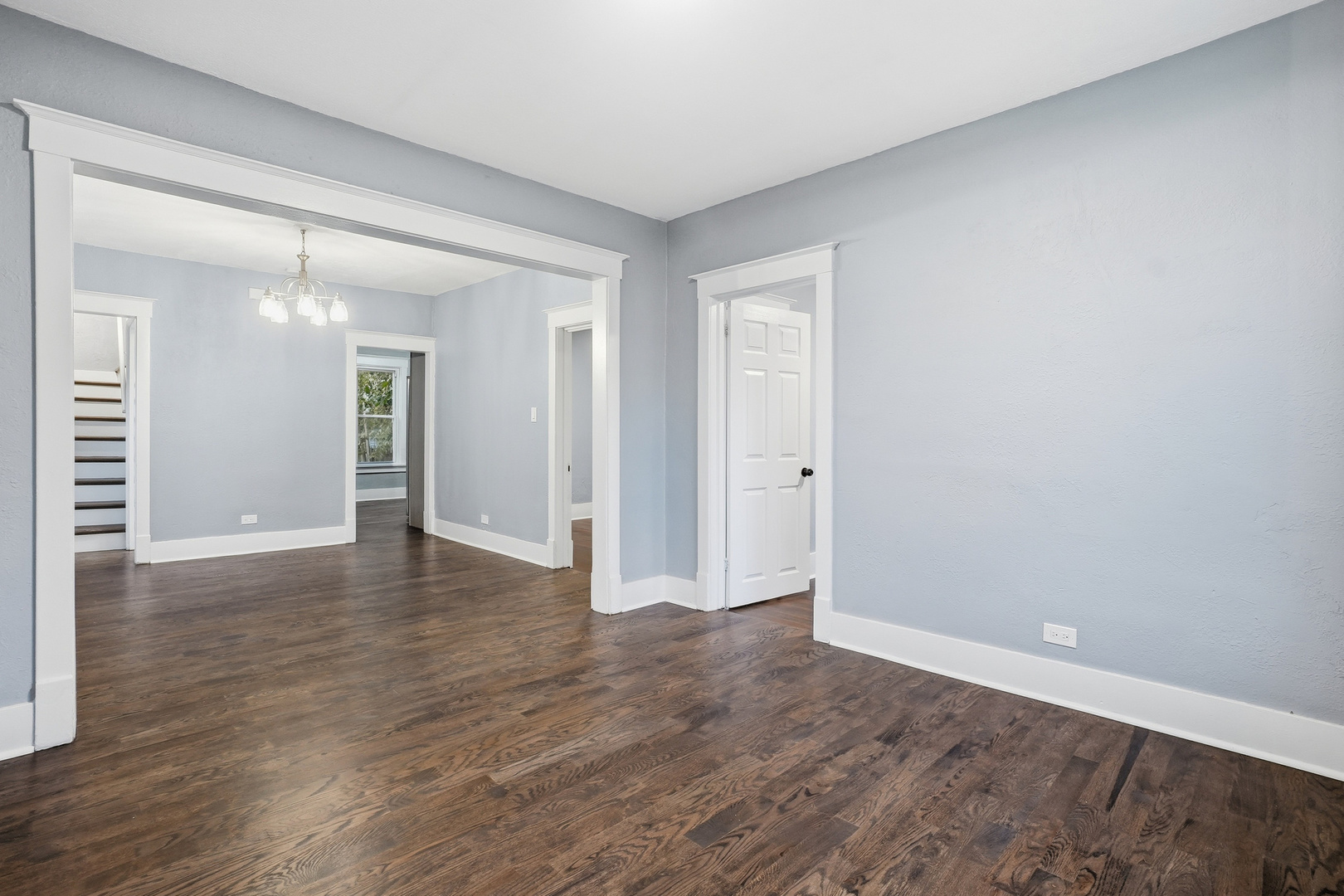 446 South Jackson Street Waukegan, IL 60085 - Photo 4 of 20 wooden floor in an empty room