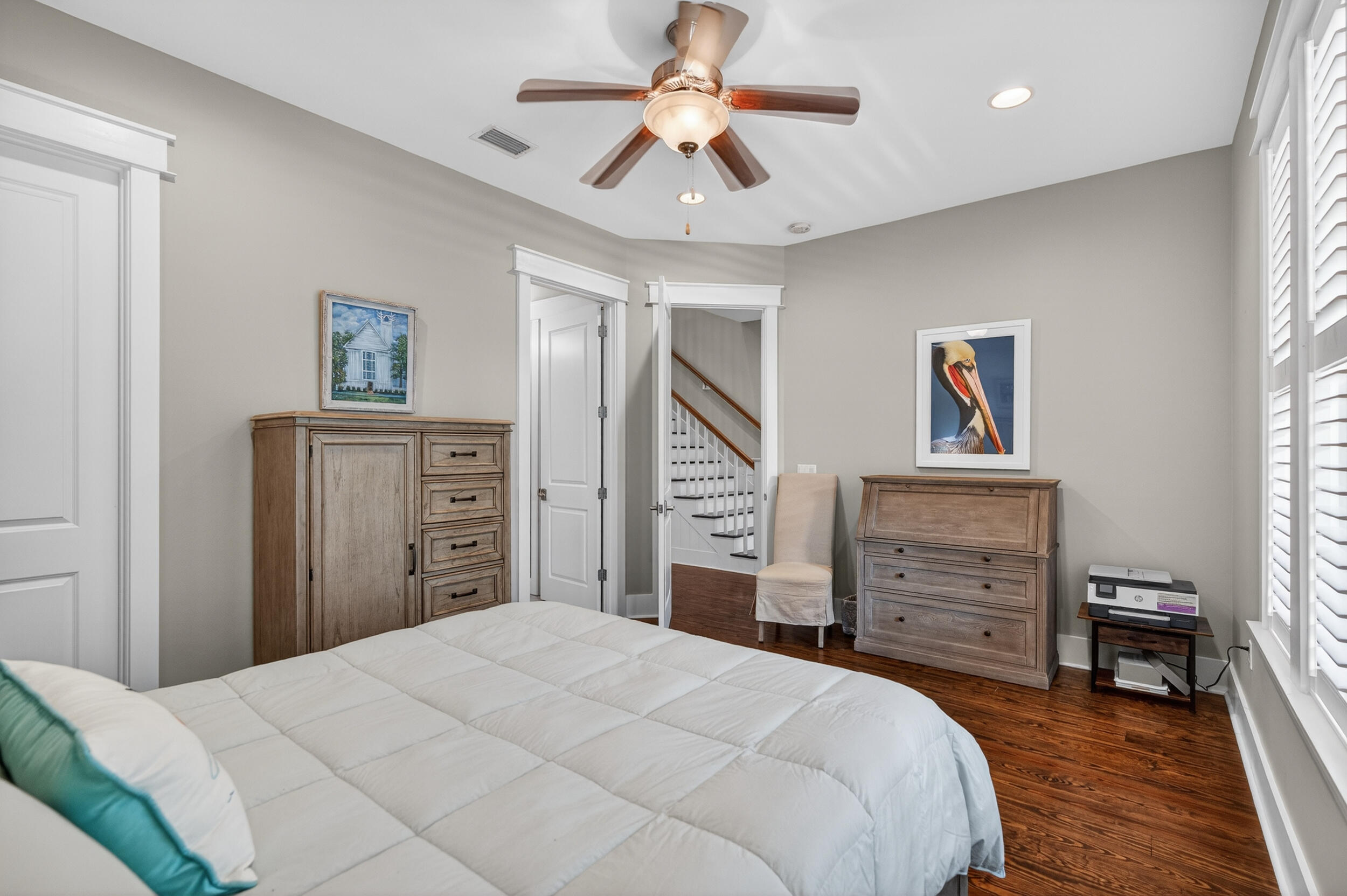 563 Sandgrass Boulevard Santa Rosa Beach, FL 32459 - Photo 29 of 73 a bedroom with a bed and a closet