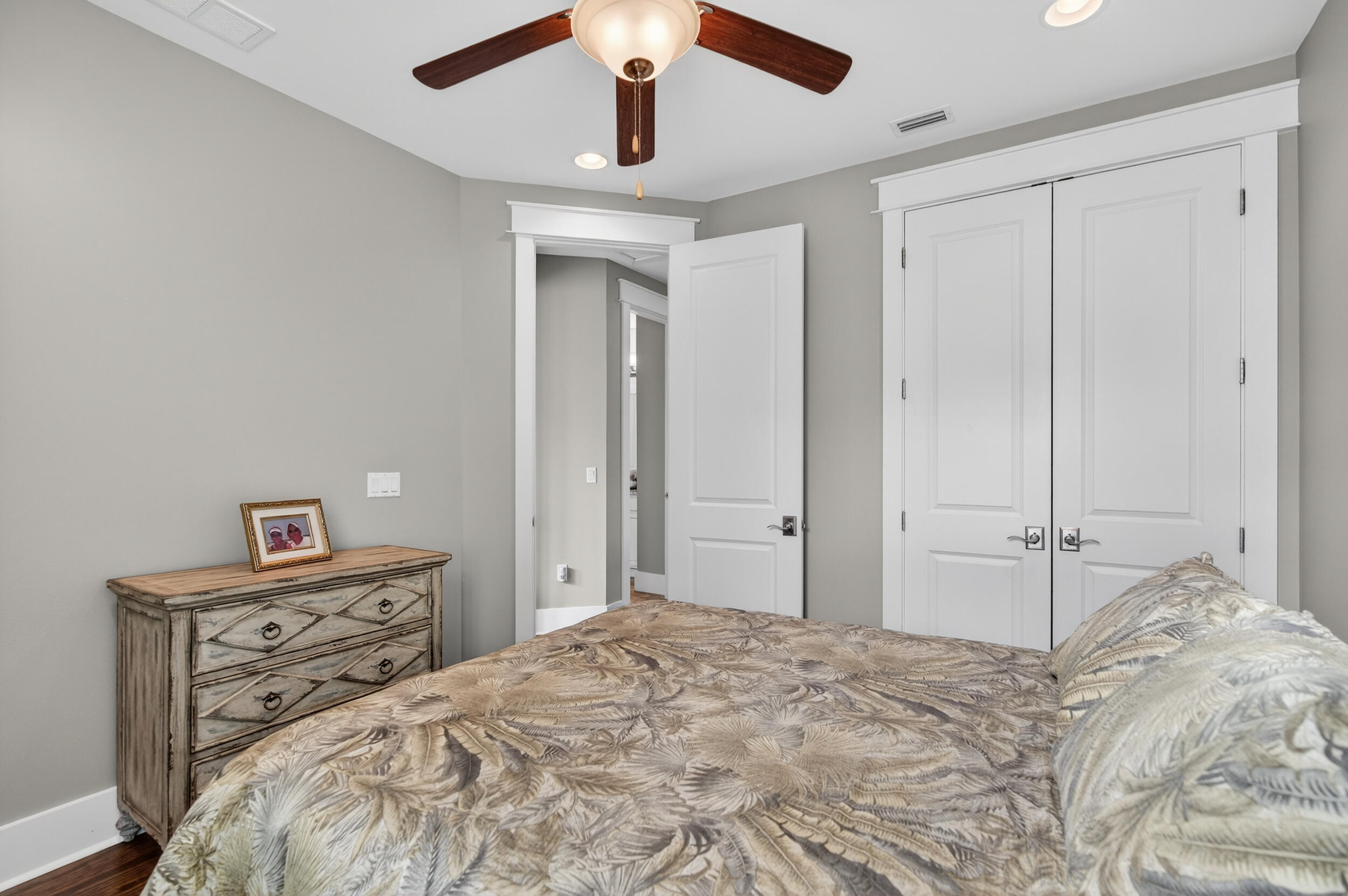 563 Sandgrass Boulevard Santa Rosa Beach, FL 32459 - Photo 48 of 73 a bedroom with a bed and a tv