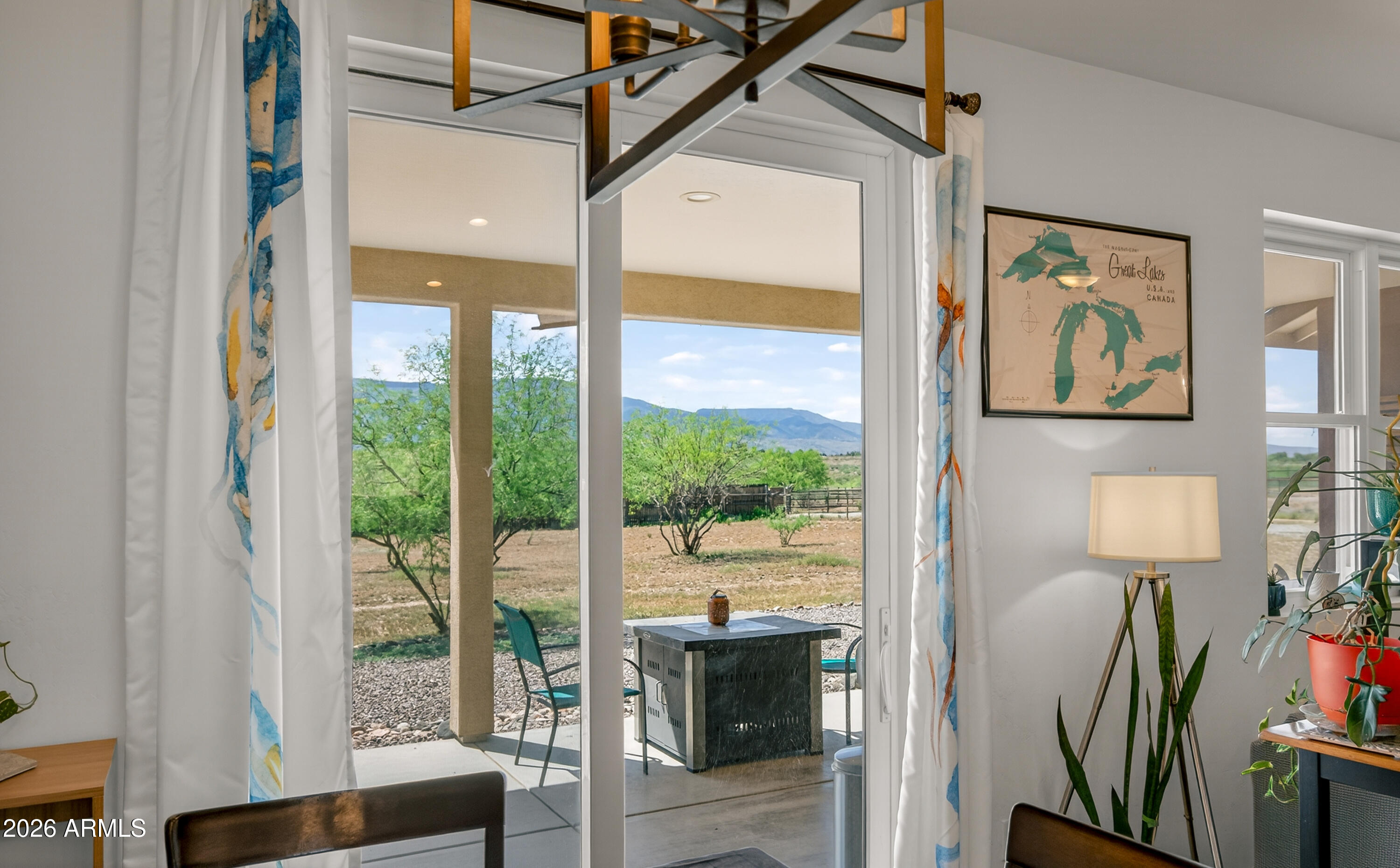 2771 South Country Hill Road Cornville, AZ 86325 - Photo 28 of 48 a view of a hallway and a livingroom with furniture
