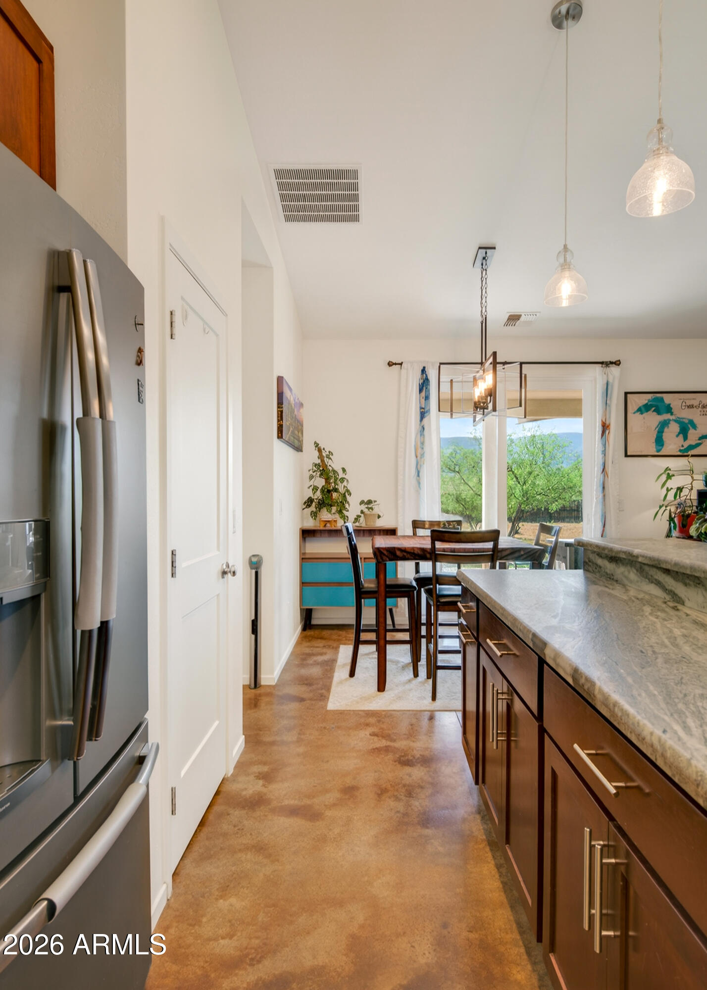 2771 South Country Hill Road Cornville, AZ 86325 - Photo 36 of 48 a kitchen with counter top space and stainless steel appliances