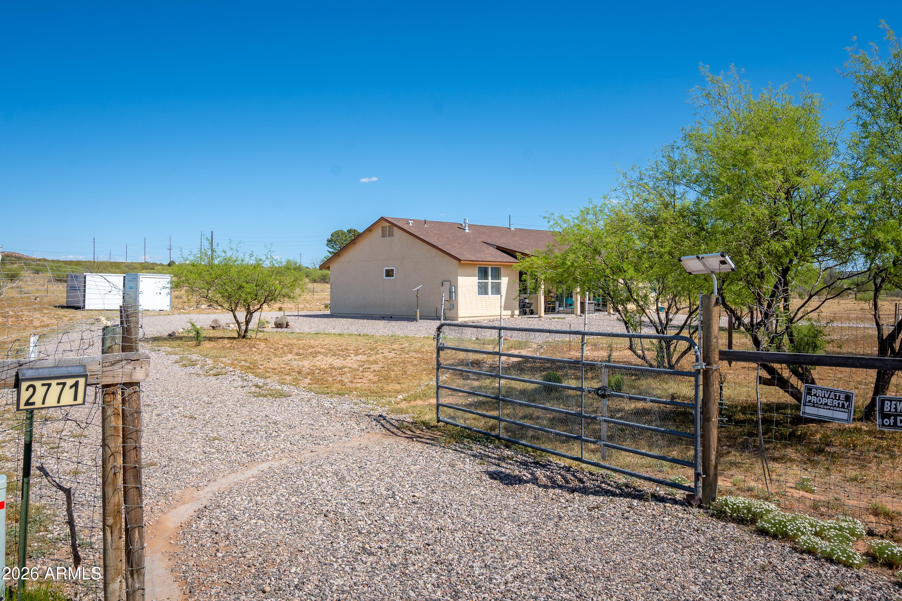 2771 South Country Hill Road Cornville, AZ 86325 - Photo 10 of 48 a view of a house with a yard