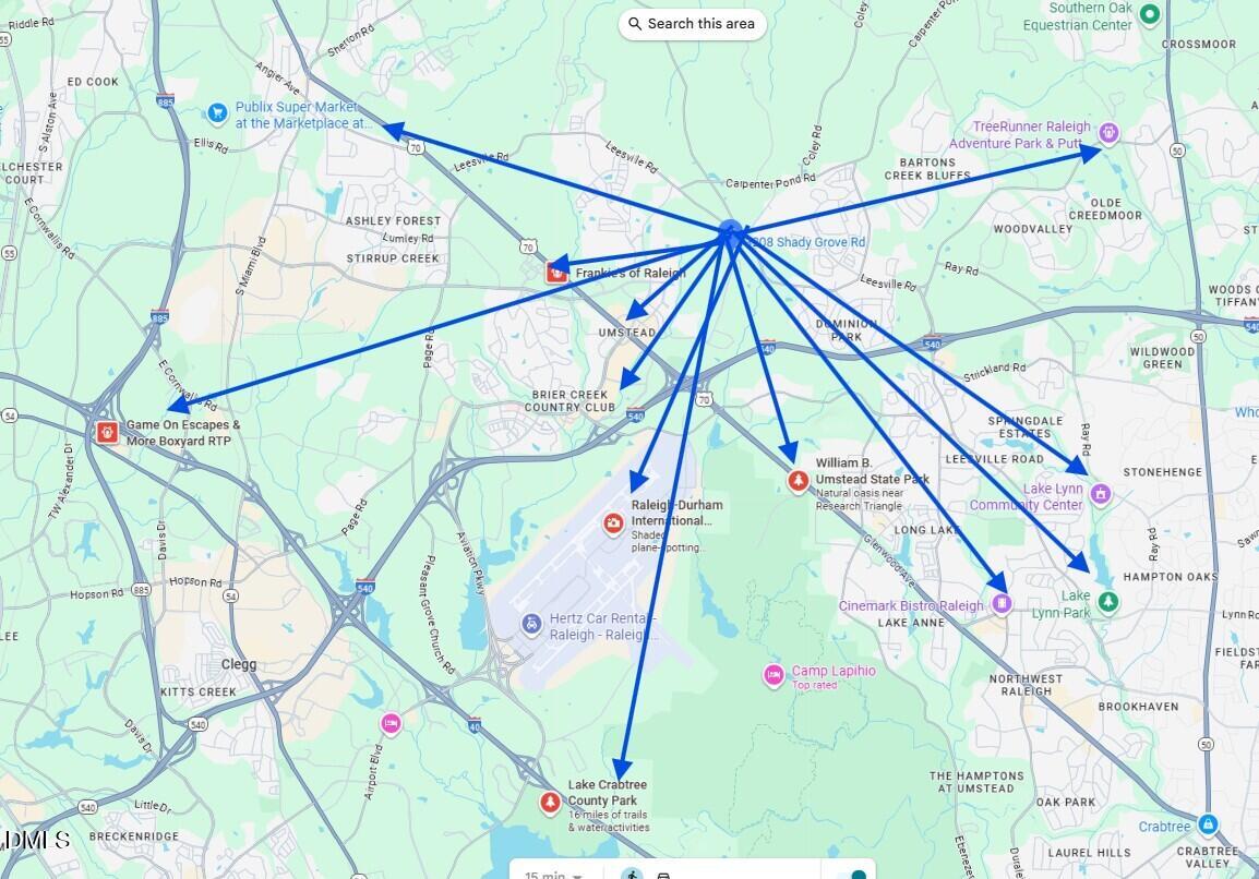 3208 Shady Grove Road Durham, NC 27703 - Photo 2 of 50 Things to Do Map