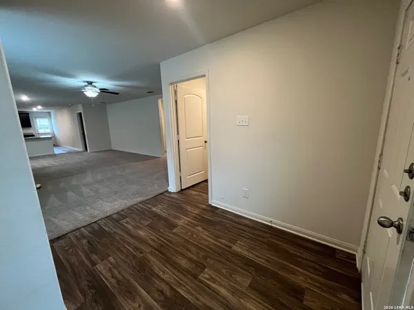 wooden floor in an empty room
