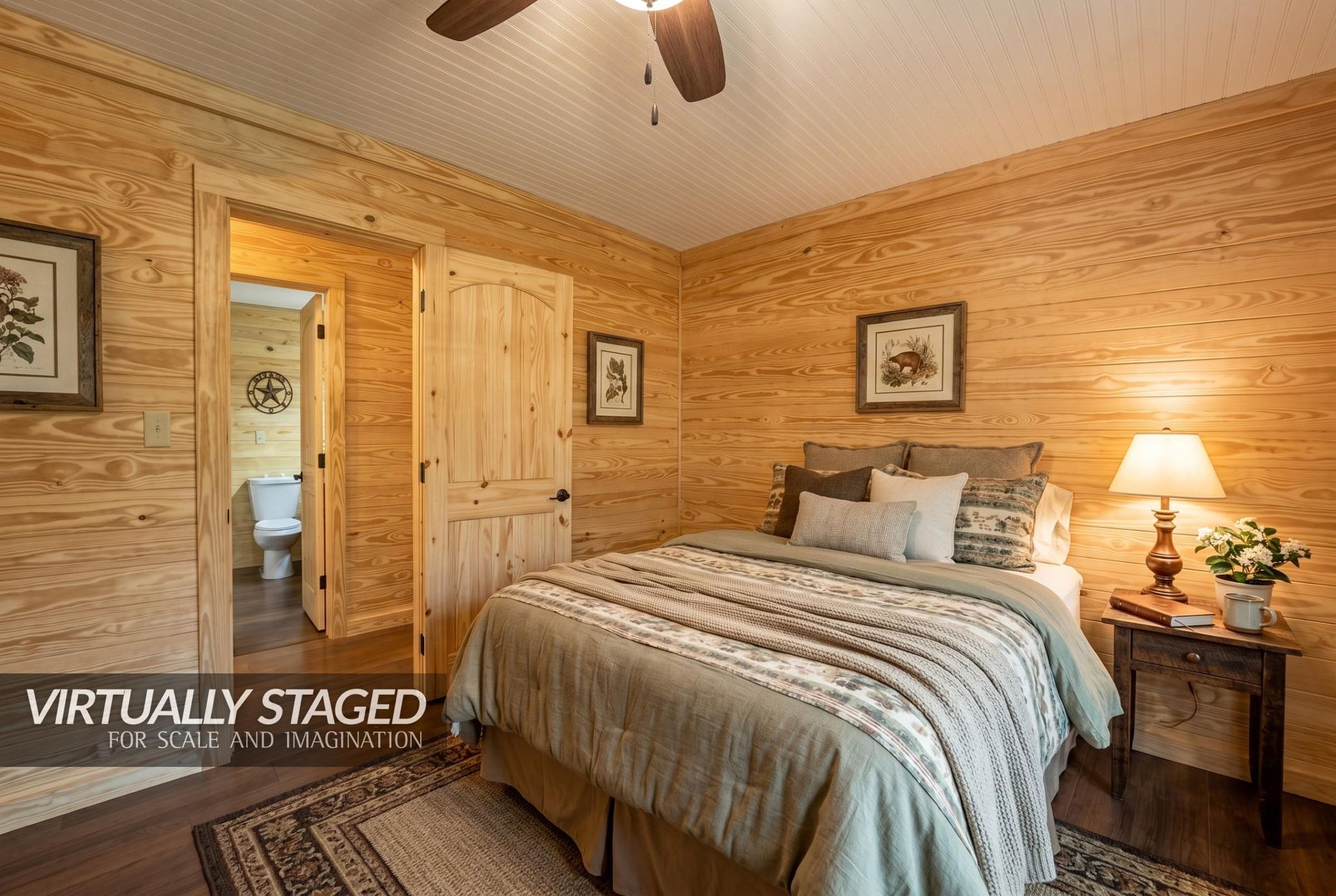 292 Harmony Road Gainesboro, TN 38562 - Photo 41 of 61 a bedroom with a bed and cabinets