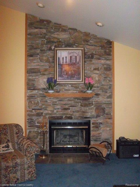 6105 Rivers Edge Drive Howell, MI 48855 - Photo 7 of 23 Fireplace.JPG