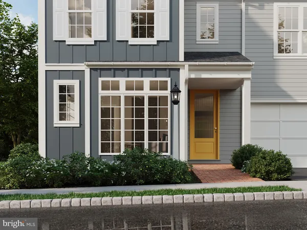 a front view of a multi story building