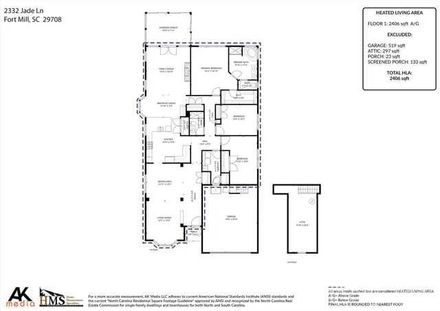 $495,000 | 2332 Jade Lane, Fort Mill, SC 29708