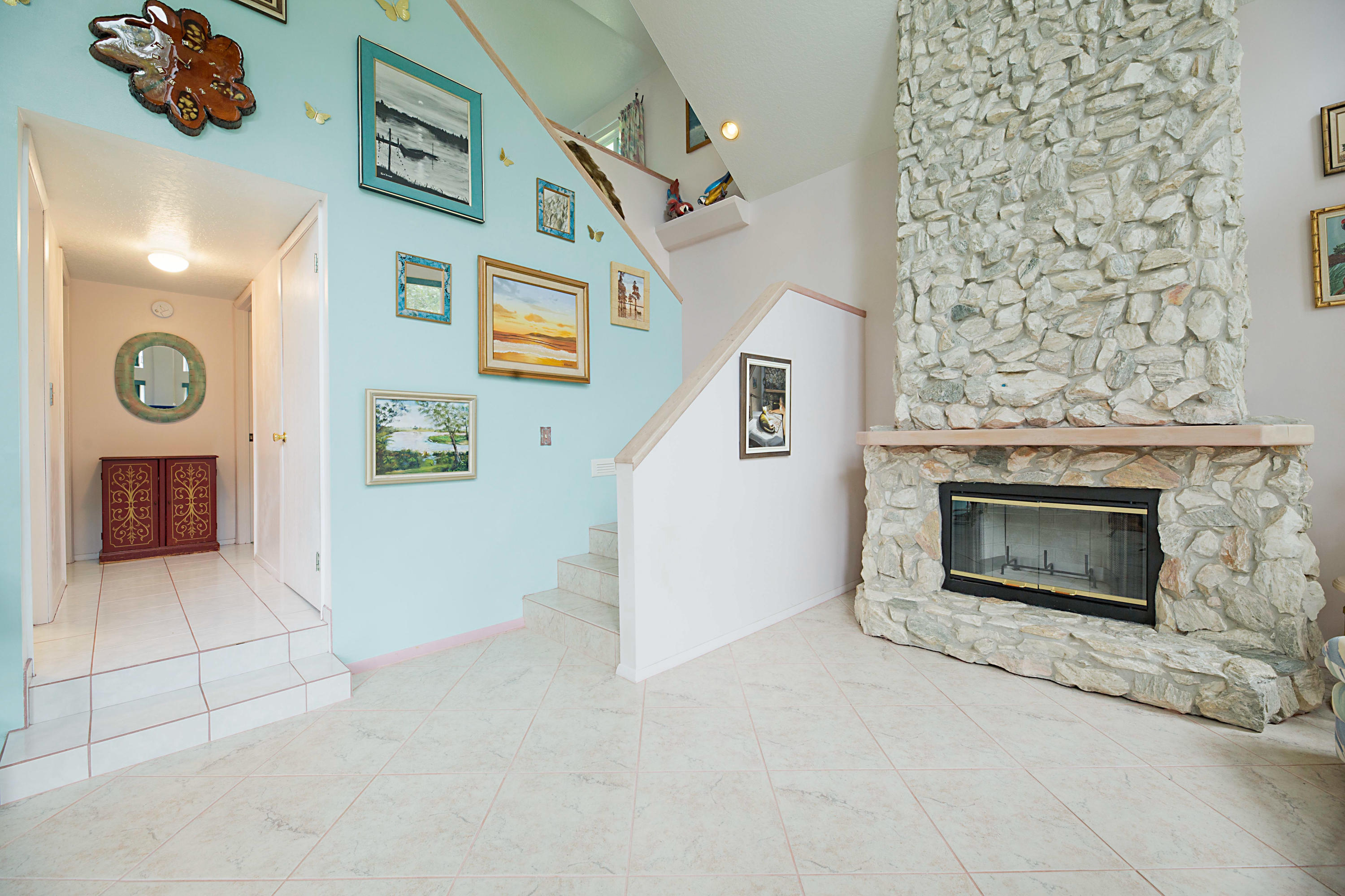 4852 Windmill Road Loxahatchee, FL 33470 - Photo 15 of 36 Stone fireplace