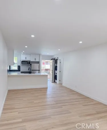 a close view of a faucet a sink and a stove