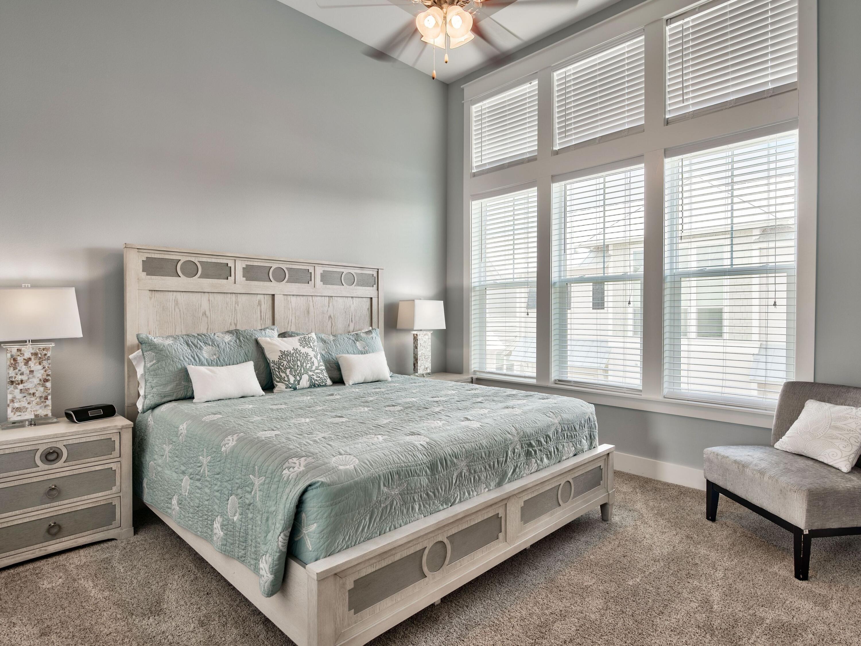 25 York Ln Inlet Beach, Unit B Inlet Beach, FL 32461 - Photo 6 of 14 a bed sitting in a bedroom next to a window