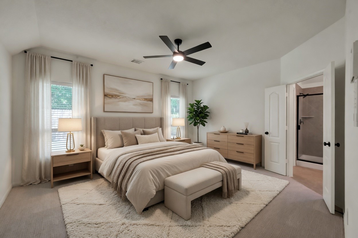 17223 Rookery Court Conroe, TX 77385 - Photo 28 of 45 Primary bedroom virtually staged.