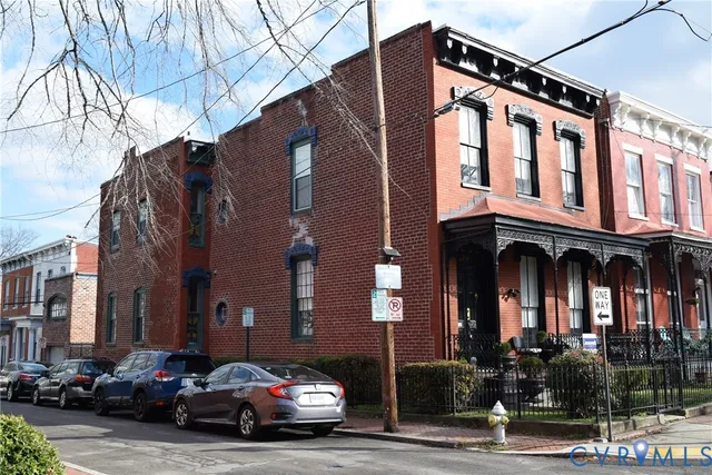 a view of workspace with wooden floor