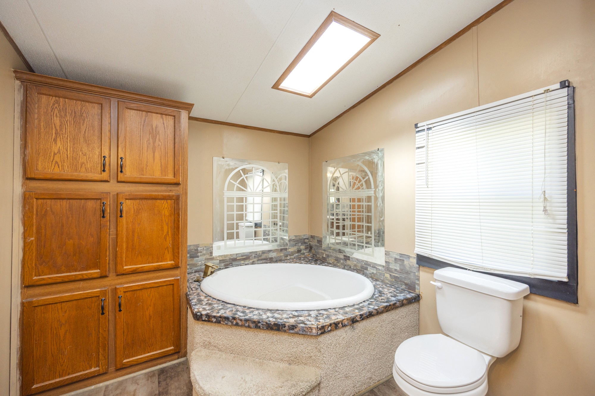 8591 Lowe Christiana Road Christiana, TN 37037 - Photo 17 of 37 a bathroom with a toilet a sink and a mirror