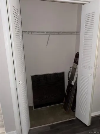 a view of storage and utility room