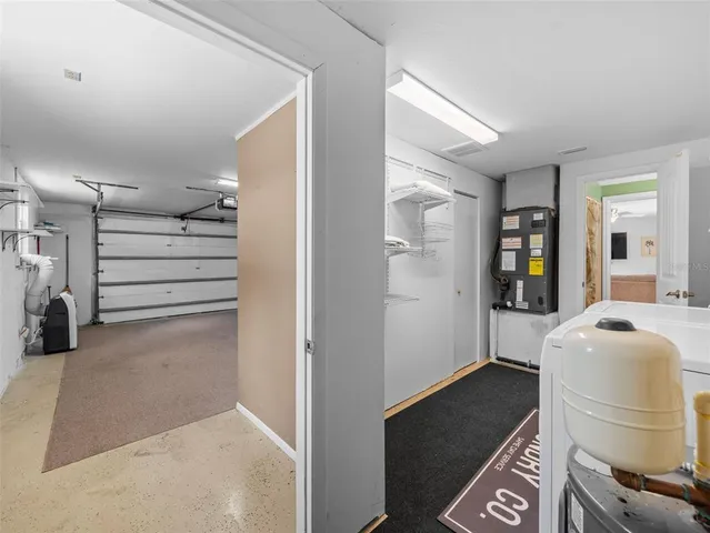 a view of a garden from a windows