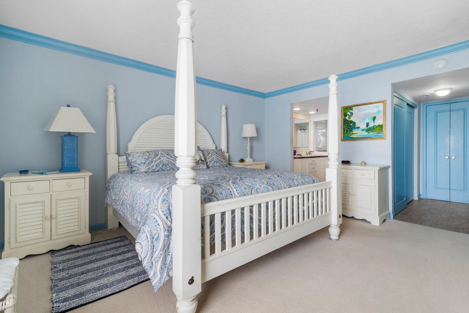 3009 South Ocean Boulevard, Unit 901 Highland Beach, FL 33487 - Photo 11 of 44 a bedroom with a bed and a window