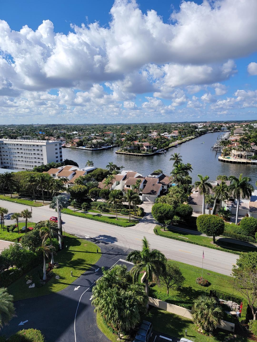 3009 South Ocean Boulevard, Unit 901 Highland Beach, FL 33487 - Photo 28 of 44 a view of a lake with a city