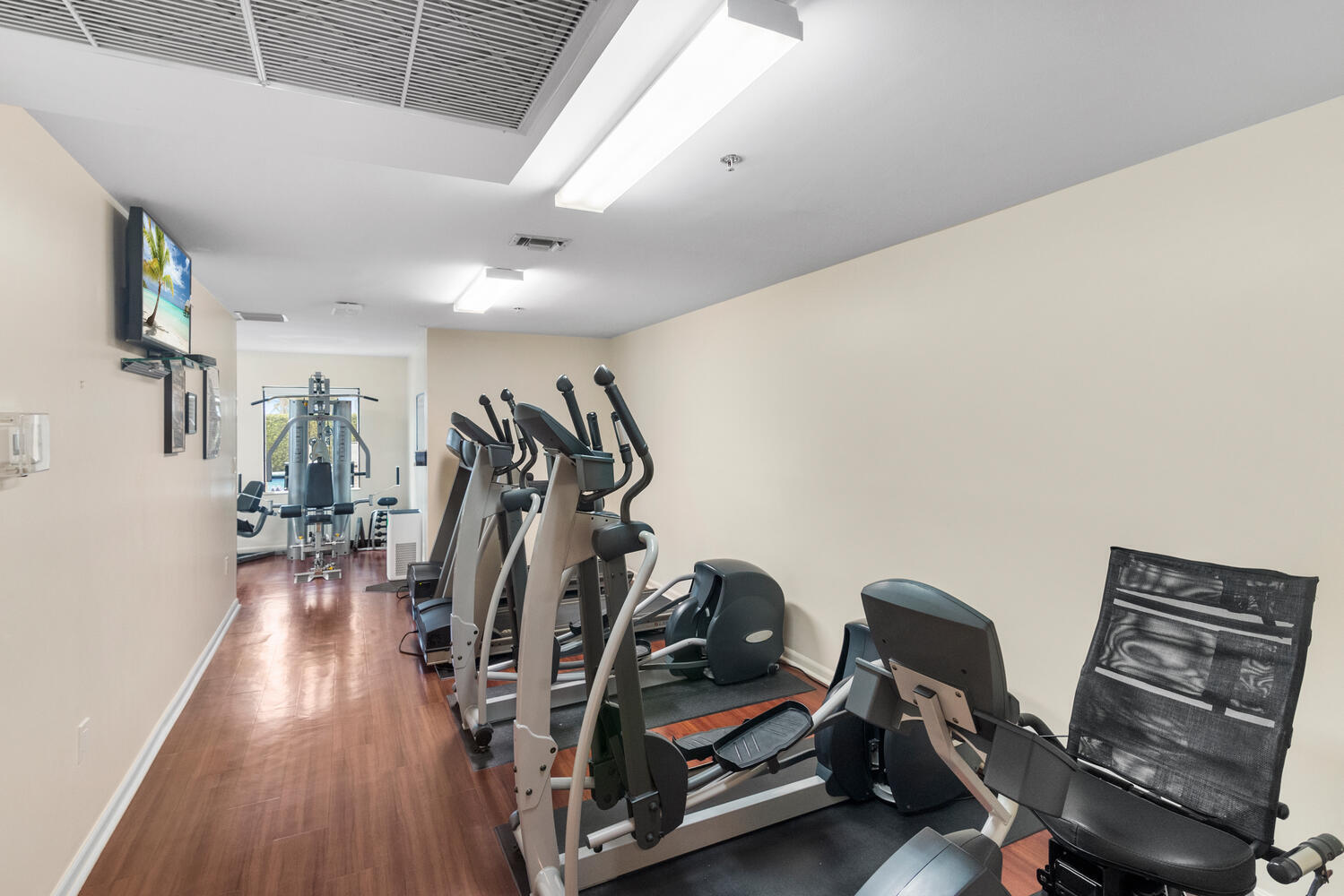 3009 South Ocean Boulevard, Unit 901 Highland Beach, FL 33487 - Photo 29 of 44 a view of a room with gym equipment