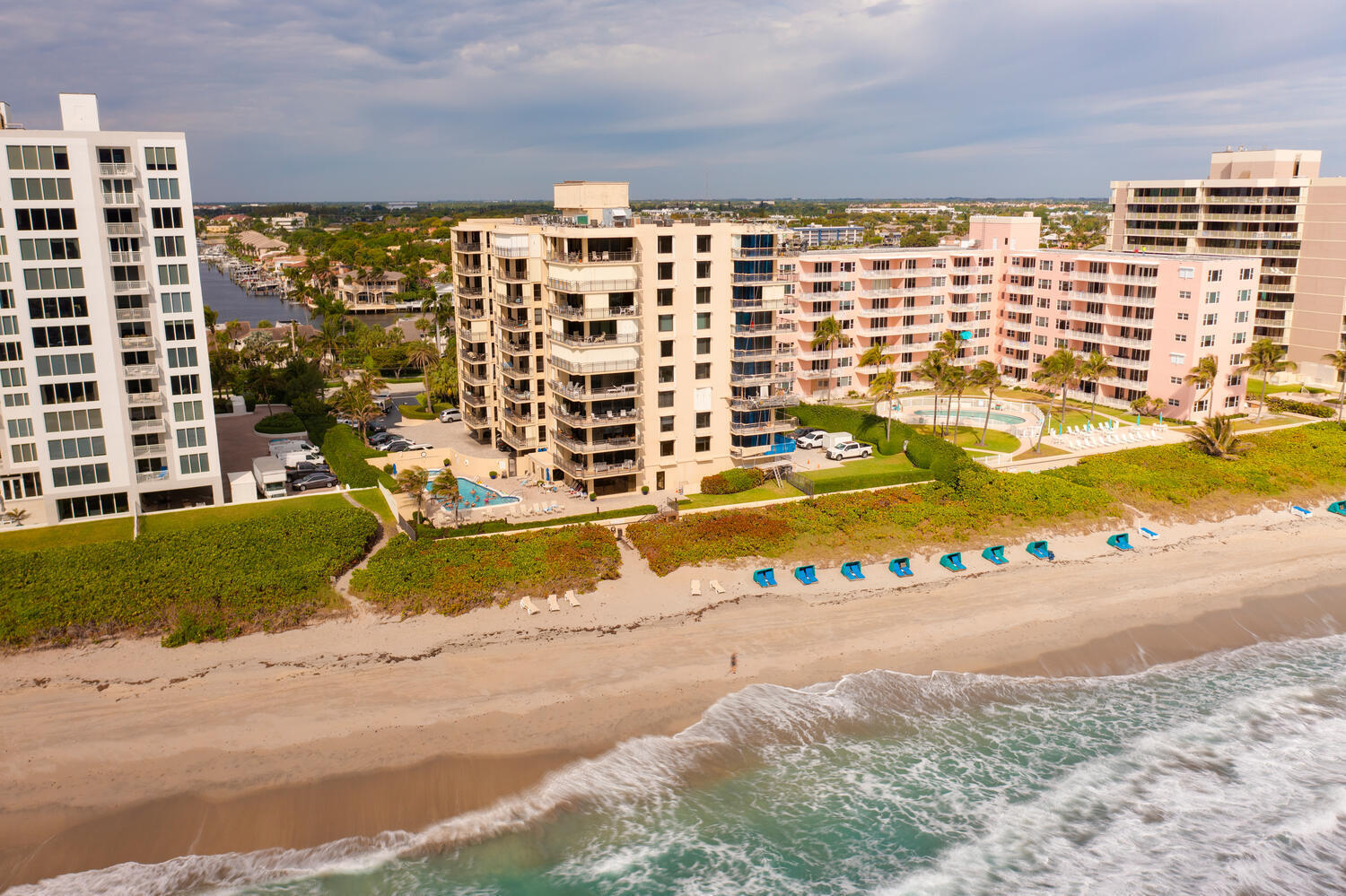 3009 South Ocean Boulevard, Unit 901 Highland Beach, FL 33487 - Photo 37 of 44 a view of swimming pool with outdoor seating