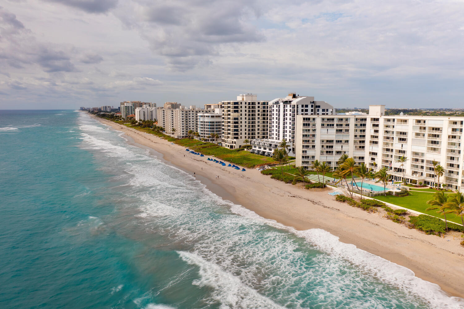 3009 South Ocean Boulevard, Unit 901 Highland Beach, FL 33487 - Photo 38 of 44 a city view with train on both side of it