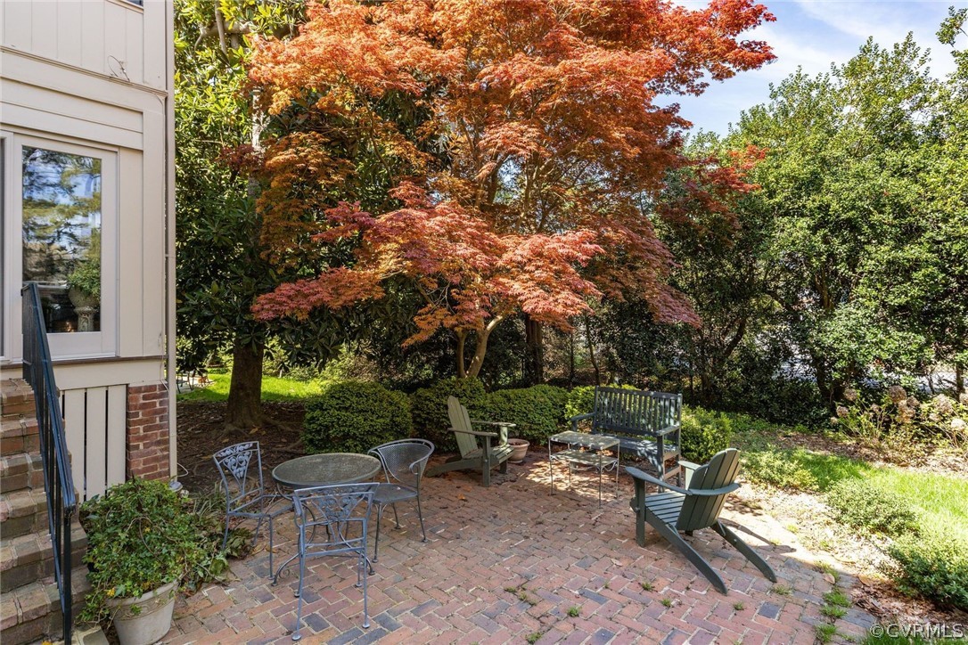 6161 River Road, Unit 37 Richmond, VA 23226 - Photo 24 of 24 a view of a backyard with garden and patio