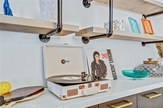 a room with gym equipment