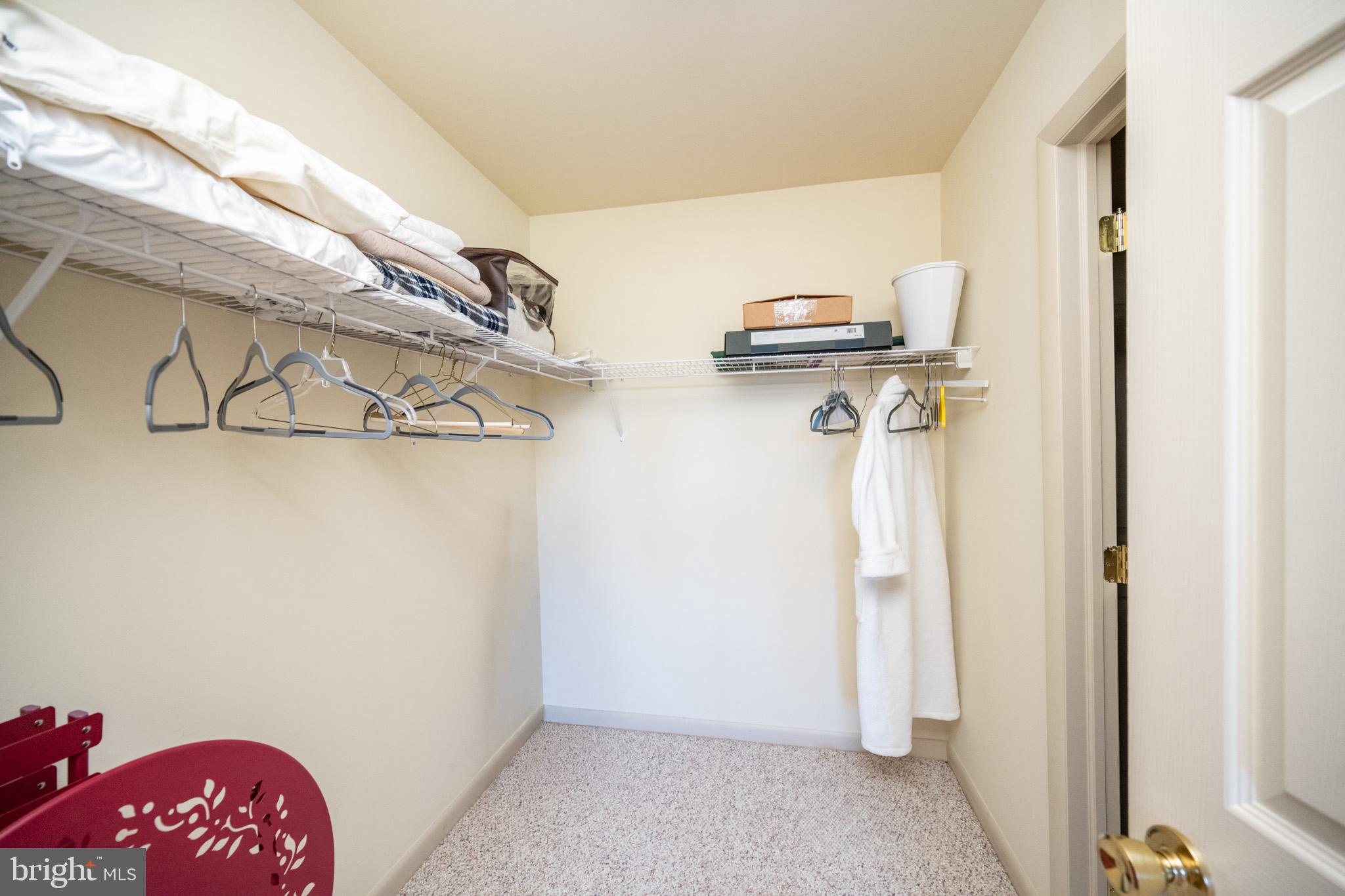 59 Glenview Road Swanton, MD 21561 - Photo 32 of 85 a view of walk in closet with clothes and shoes