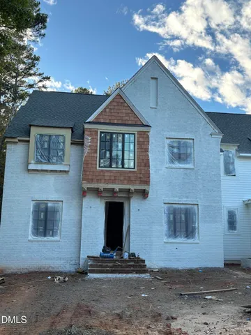 a front view of house