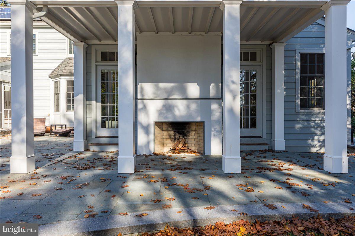 244 Russell Road Princeton, NJ 08540 - Photo 40 of 48 Exterior Fireplace