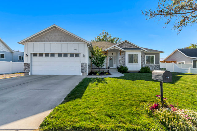 332 South 500 West Payson, UT 84651 - Photo 2 of 50 Contemporary ranch-style residence featuring a two-car garage