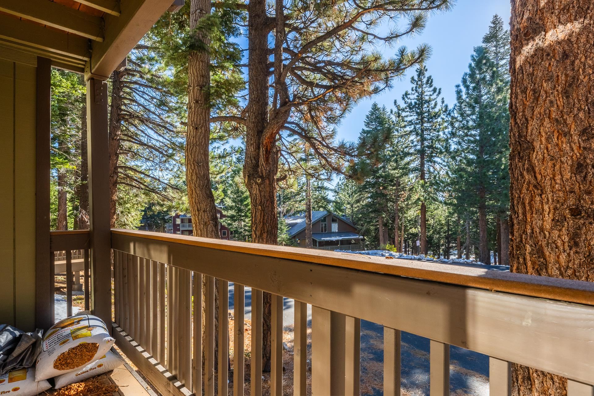 153 Lake Mary Road, Unit 29 Mammoth Lakes, CA 93546 - Photo 22 of 44 a view of a street from a balcony