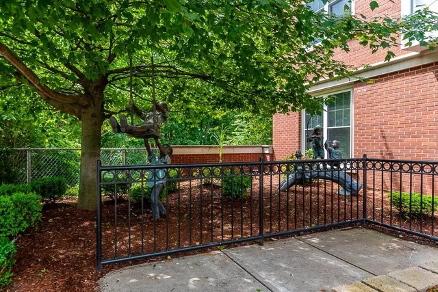 a view of a roof deck